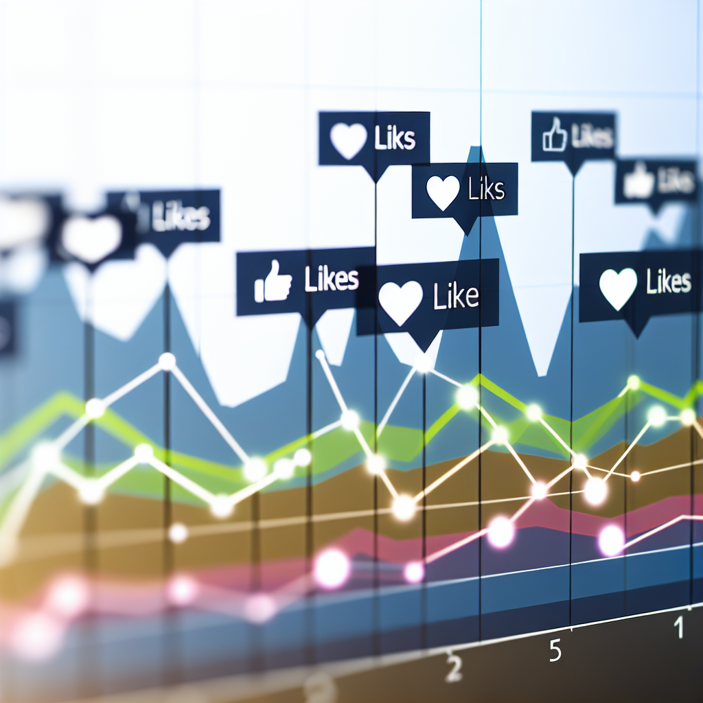 Un graphique montrant les tendances des interactio